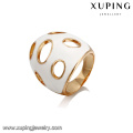 14407 Xuping Jóias de moda novo design 18 K banhado a ouro anel popular